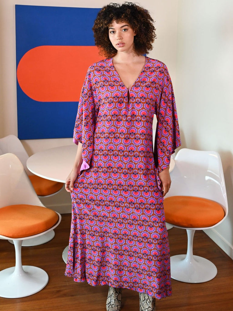 Dahlia Seed Kaftan Dress - Kambric Goods | OCN Culture Dahlia Seed Kaftan Dress - Kambric Goods | OCN Culture
