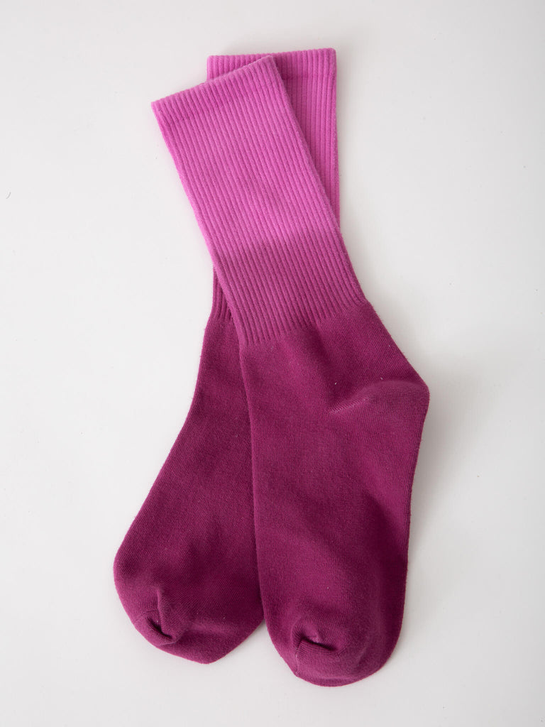 Socks - Sunbleach Fuschia Pink (by Electric & Rose)