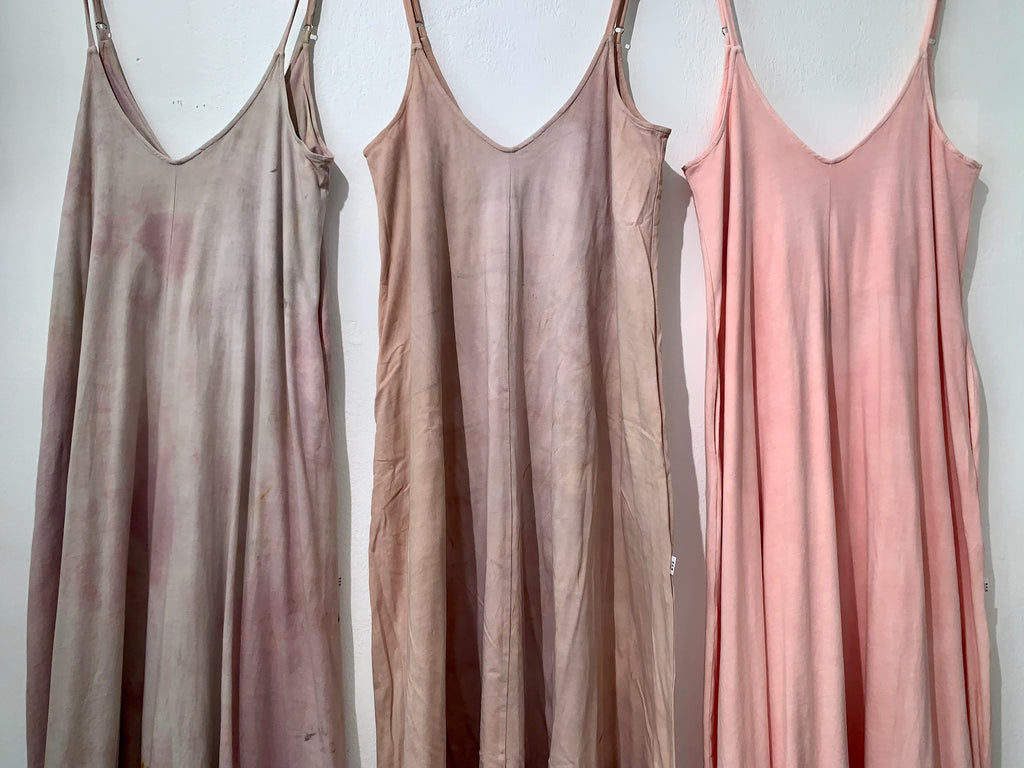 Organic Maxi Dress / Madder Root + Iron + Myrobalan Dye (Dye Artist Meredith Brion)