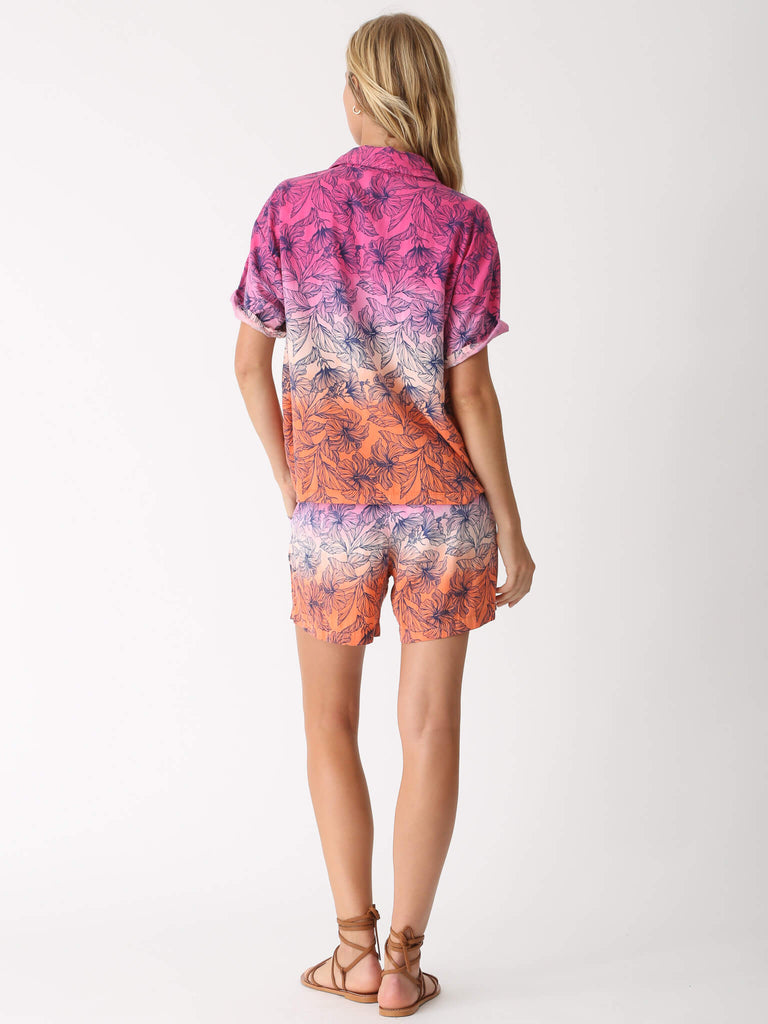 Sonny Shorts - Hibiscus Print  (by Electric Rose)