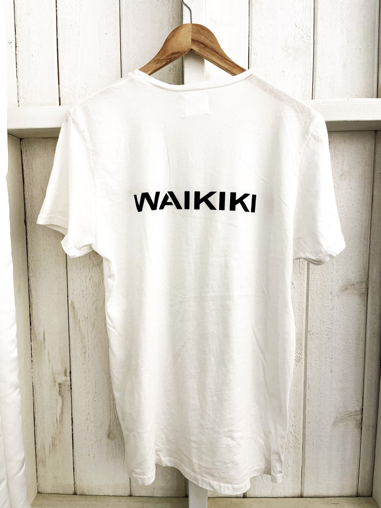 Organic T-Shirt (White) / OCN Culture - WAIKIKI