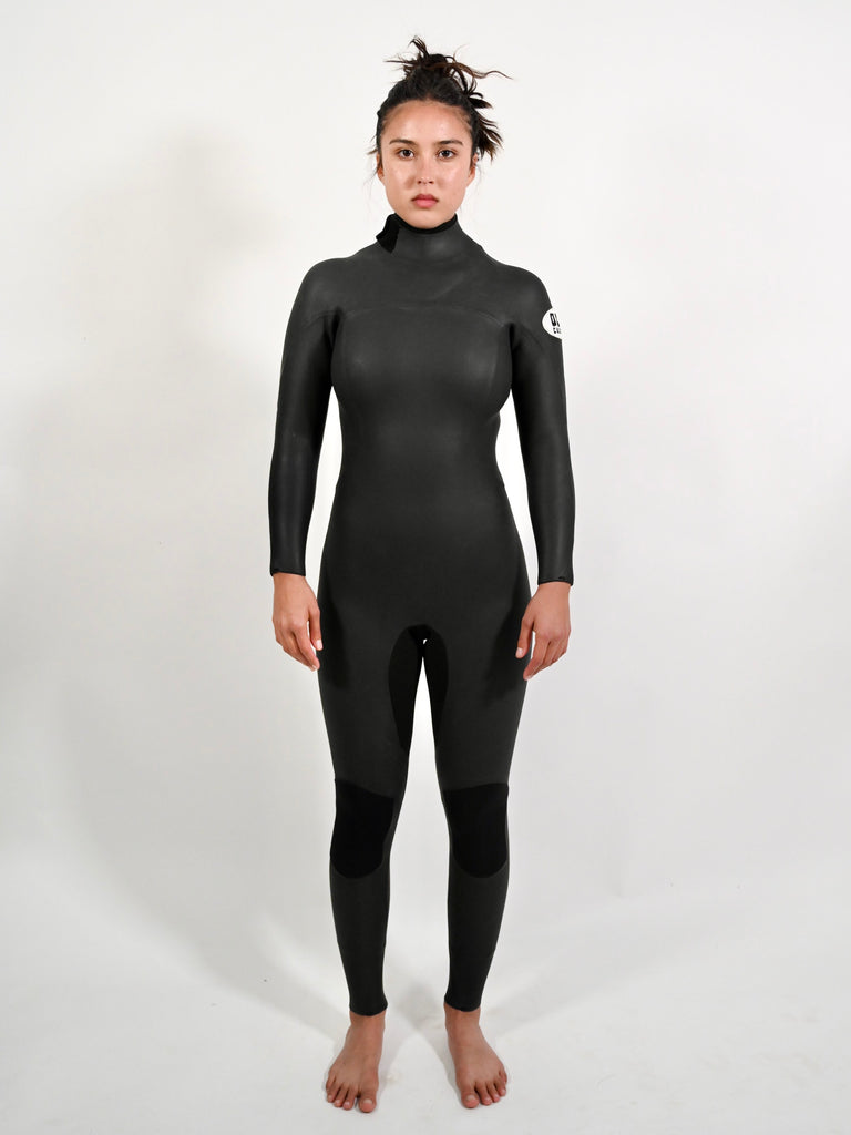 Womens The Mod Retro Wetsuit - Smooth Skin 3MM Black