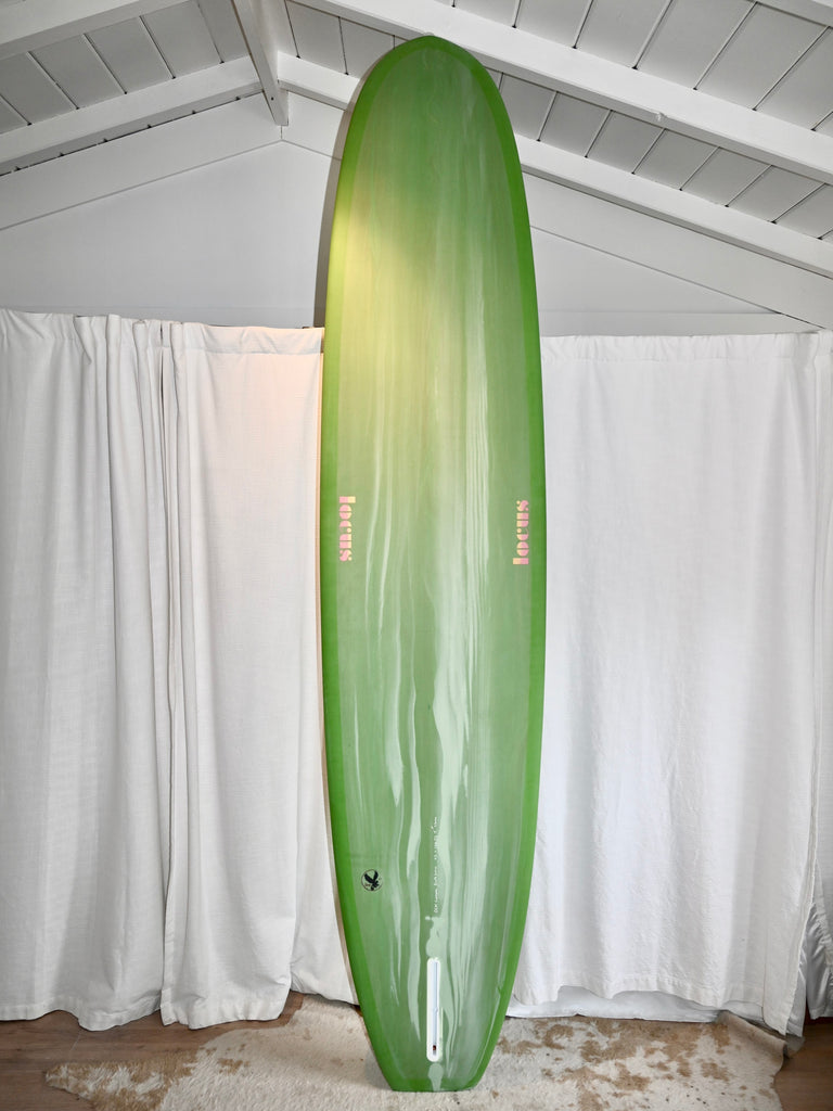 Locus Surfboards By Tyler Hopkins 9’6” Simple Swine w/ Wood Fins
