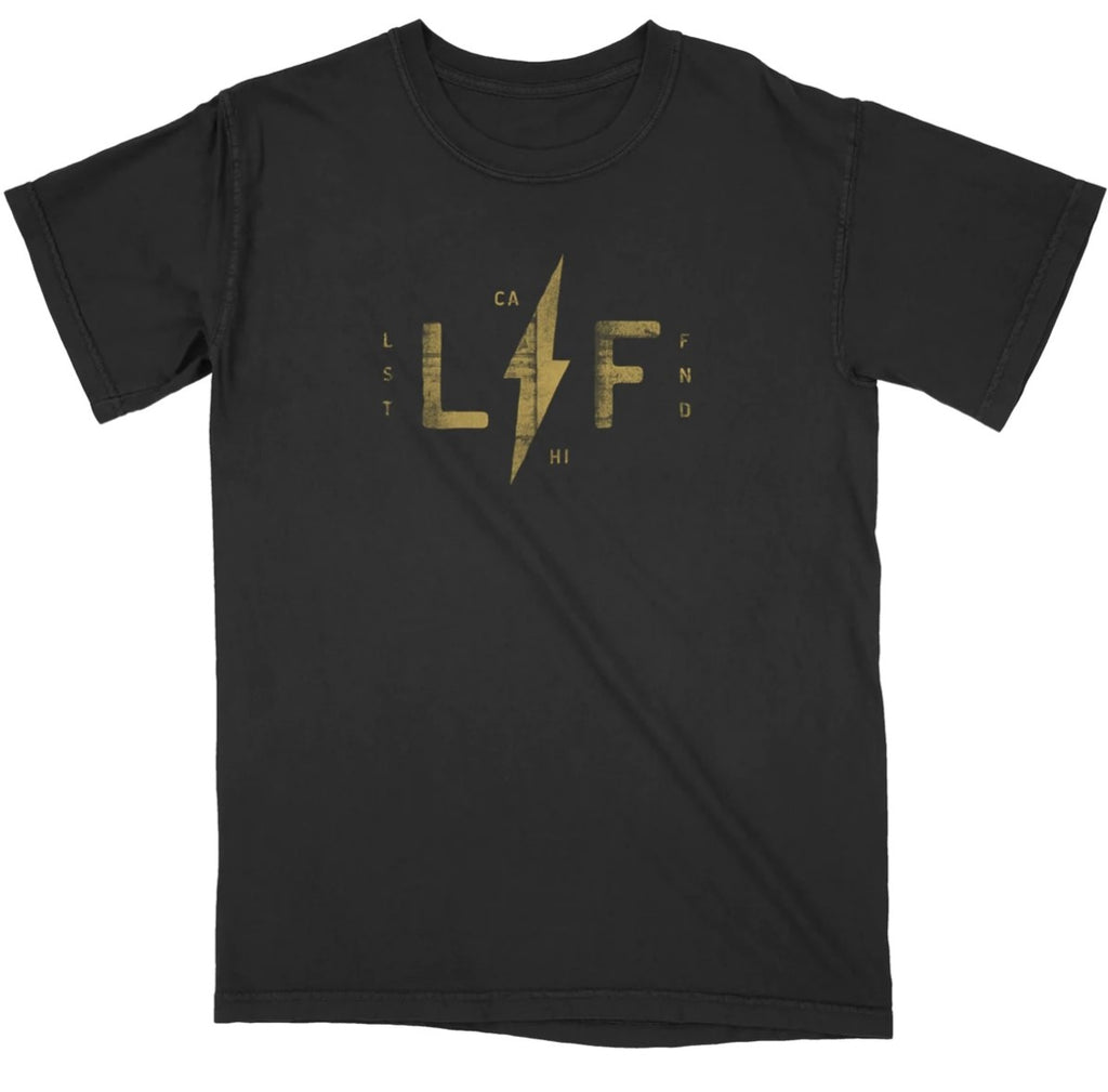 LF BOLT VINTAGE BLACK T-Shirt / LXST & FOUND