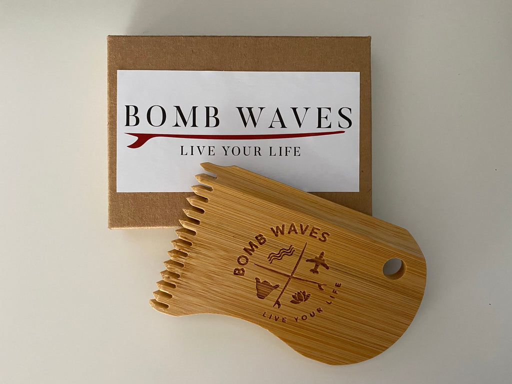 Bamboo Wax Comb - Bomb Waves