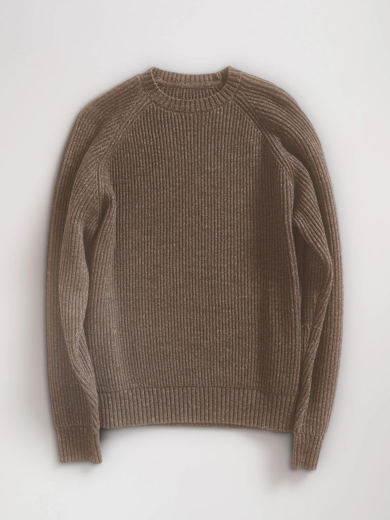 Dume Wool Sweater - Heather Tan - Iron & Resin