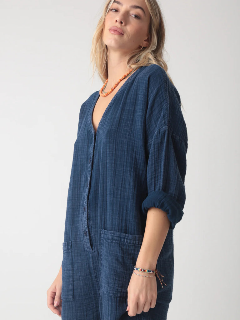 Favorite Jumpsuit - Vintage Indigo - Electric & Rose