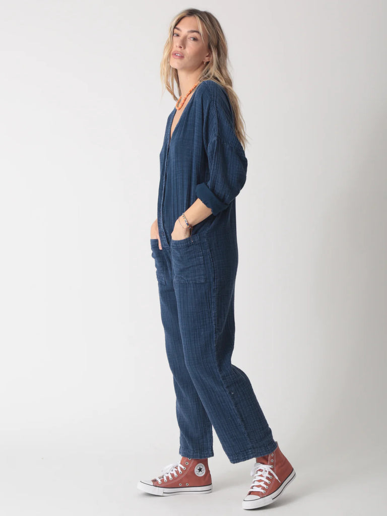 Favorite Jumpsuit - Vintage Indigo - Electric & Rose