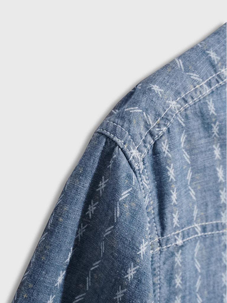 Valley Shirt - Blue /  Iron & Resin