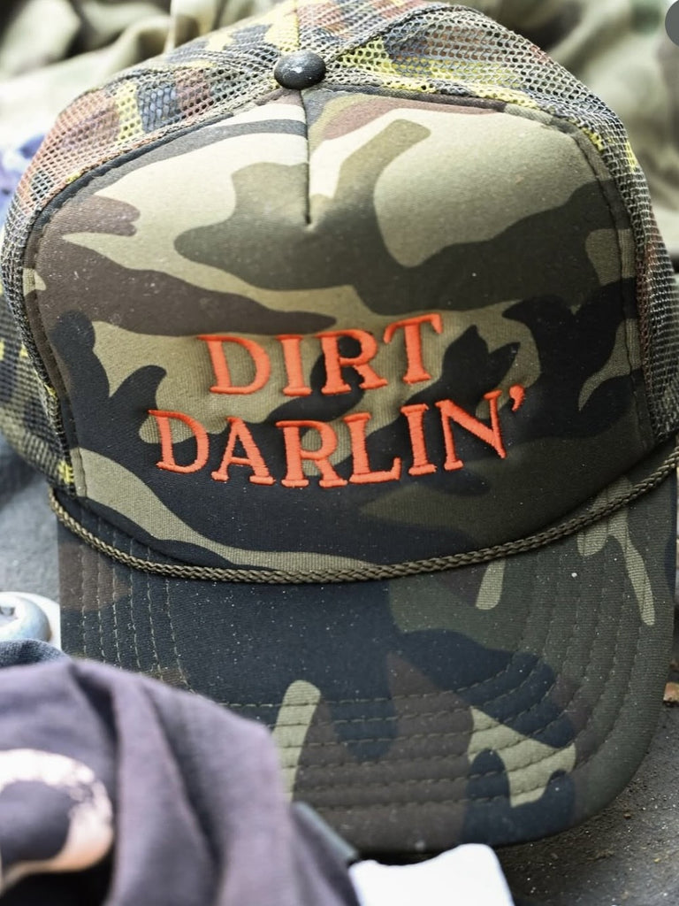 The Dirt Darlin' Camo Trucker Hat