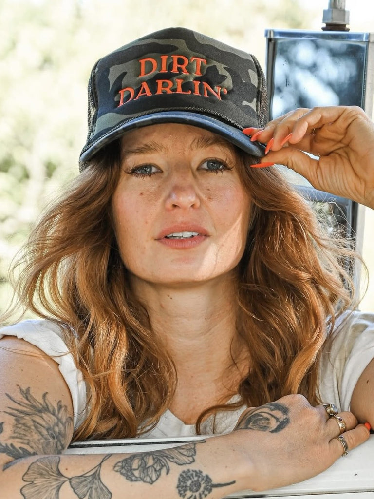 The Dirt Darlin' Camo Trucker Hat