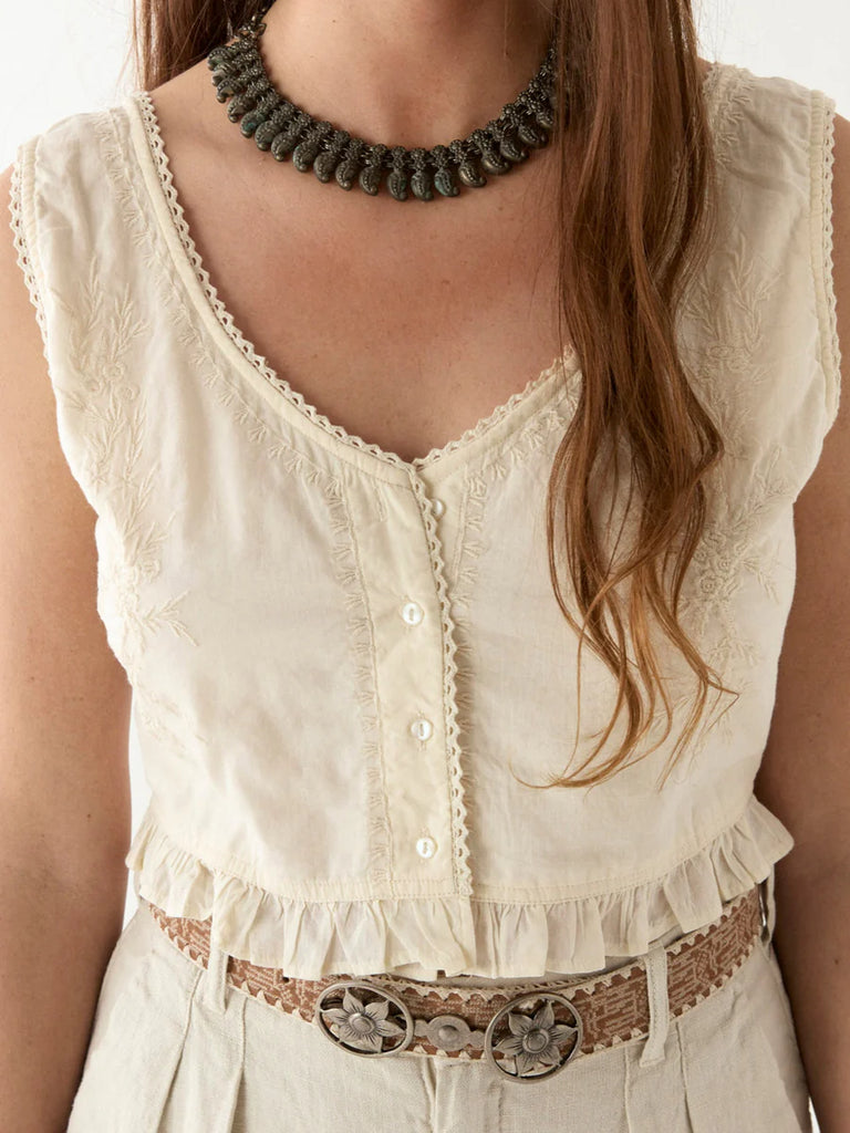 Meg Blouse - March Sisters - Ivory - by Maison Hotel