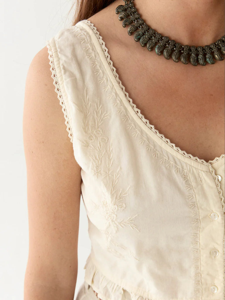 Meg Blouse - March Sisters - Ivory - by Maison Hotel