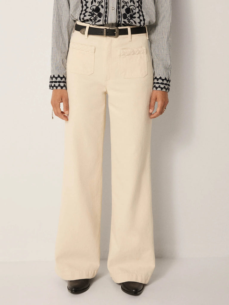Hamlet Pant - Maxton Ecru - Maison Hotel