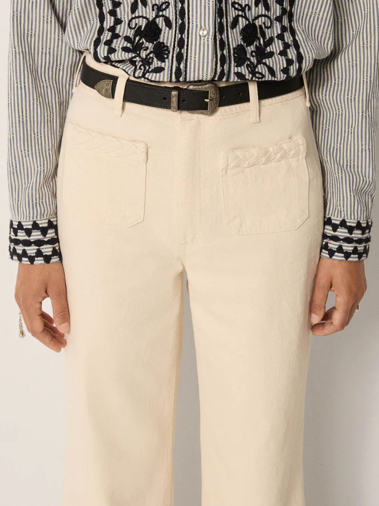 Hamlet Pant - Maxton Ecru - Maison Hotel