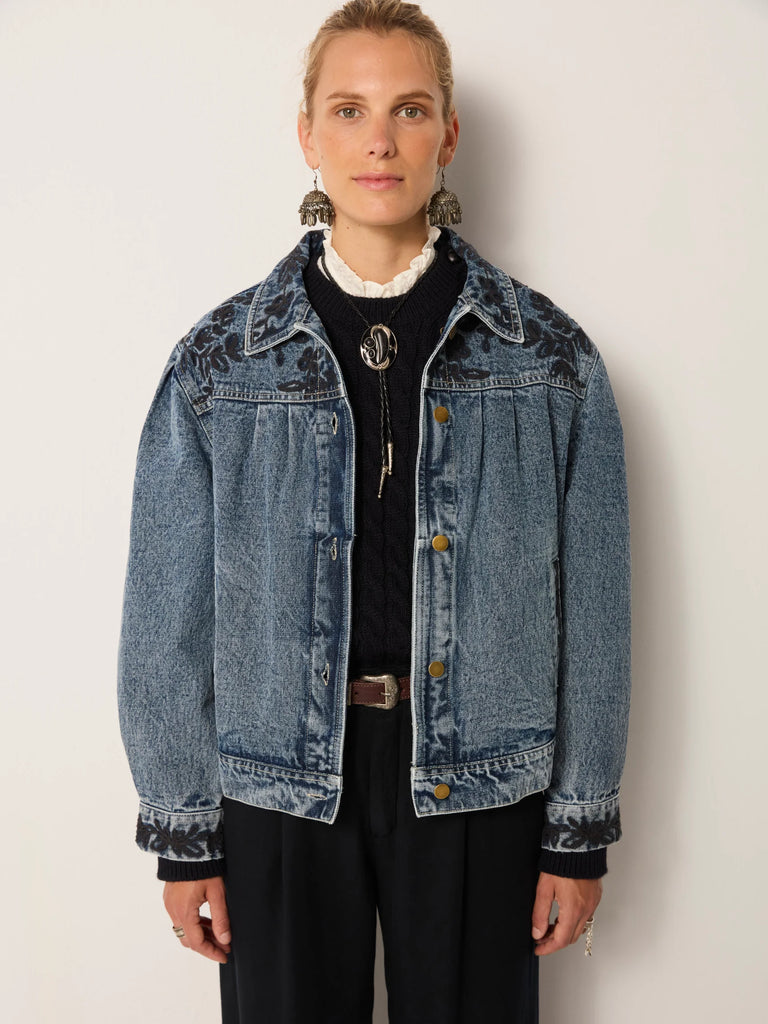 Wesley Rodeo Jacket - Western Blue - Maison Hotel