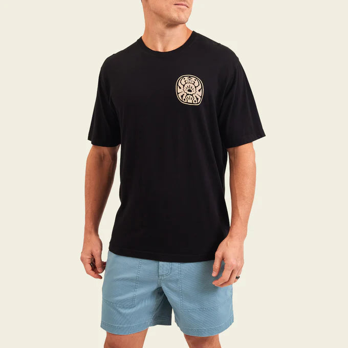Crab Idol Cotton T-Shirt - Black / Howler Bros