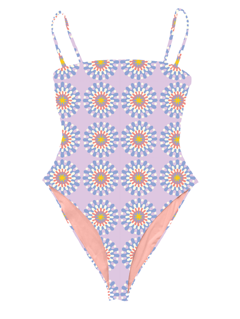 Pastel Asterisk One-Piece Body or Swim Suit  - Kambric Goods