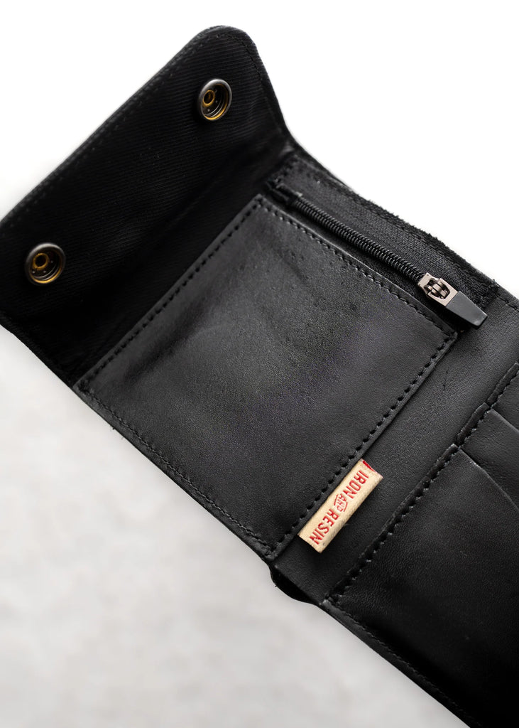 Santa Fe Leather Wallet - Iron & Resin