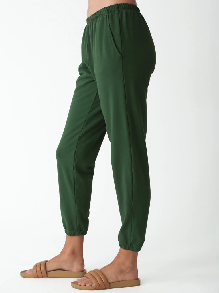 Siesta Sweatpant - Olive Green -  by Electric Rose