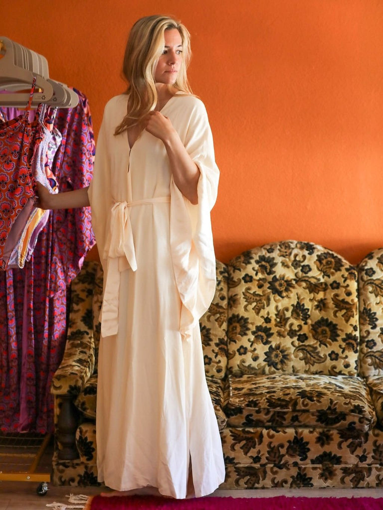 Antiqued Ivory Kaftan - Kambric Goods