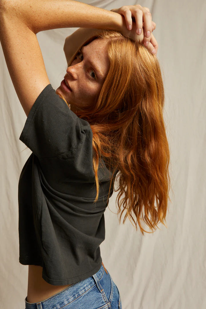 Harley Tee- Vintage Black - Perfect White Tee