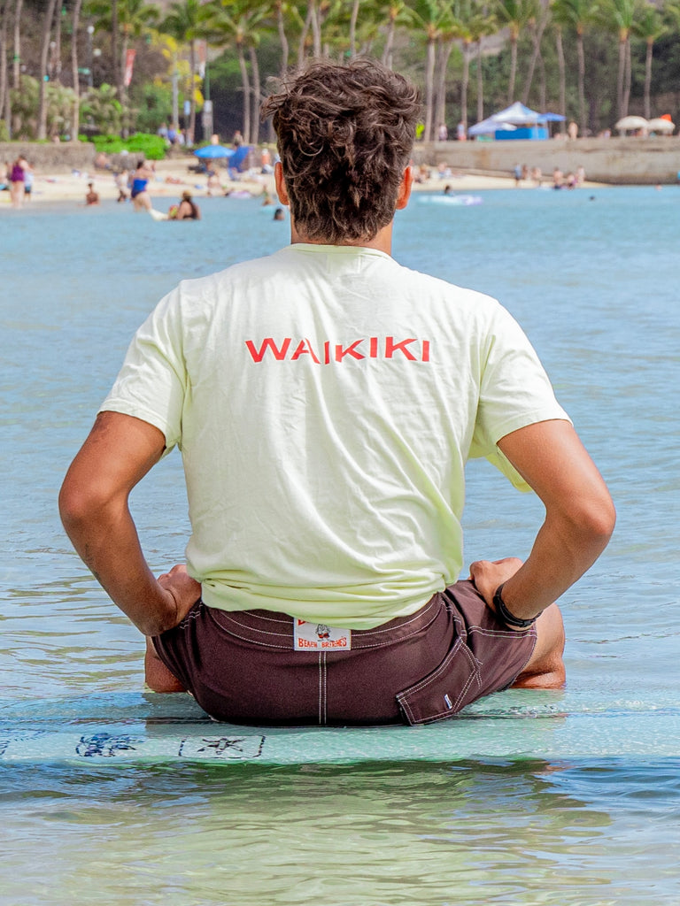 Organic T-Shirt (BUTTER) / OCN Culture WAIKIKI