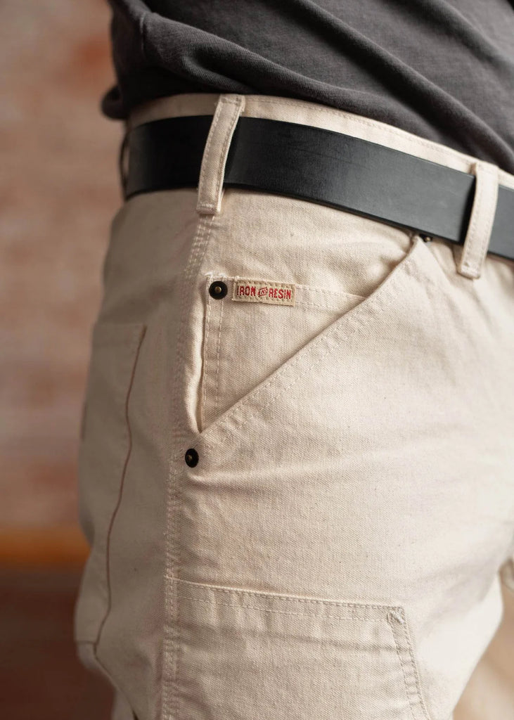 Double Knee Journeyman Pant - Natural -  Iron and Resin