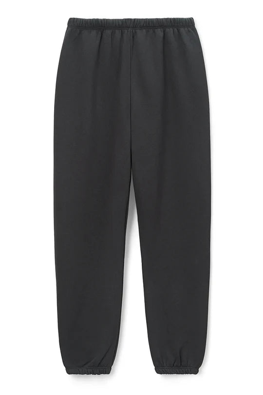 Johnny french terry sweatpants - Vintage Black - Perfect White Tee