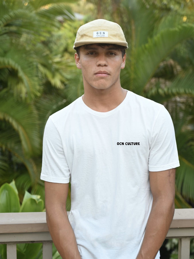 JTR "Style + Aloha" Organic T-Shirt  - White / OCN Culture