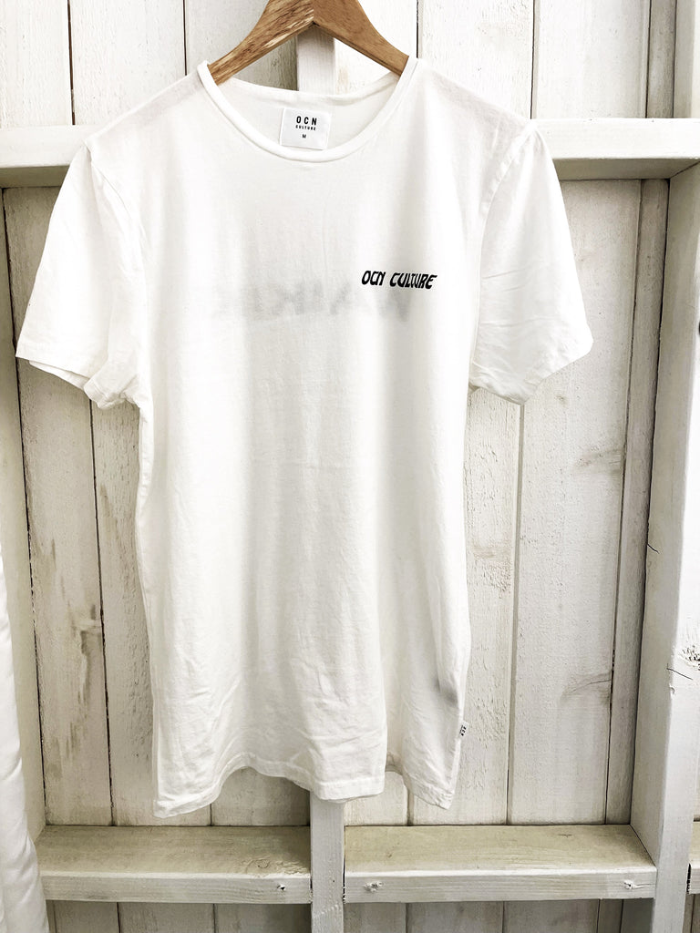 Organic T-Shirt (White) / OCN Culture - WAIKIKI