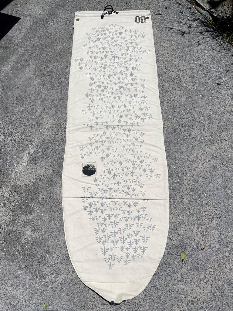 Natural Shortboard Bag 6'0"  - OLA Canvas x Ari Lurie
