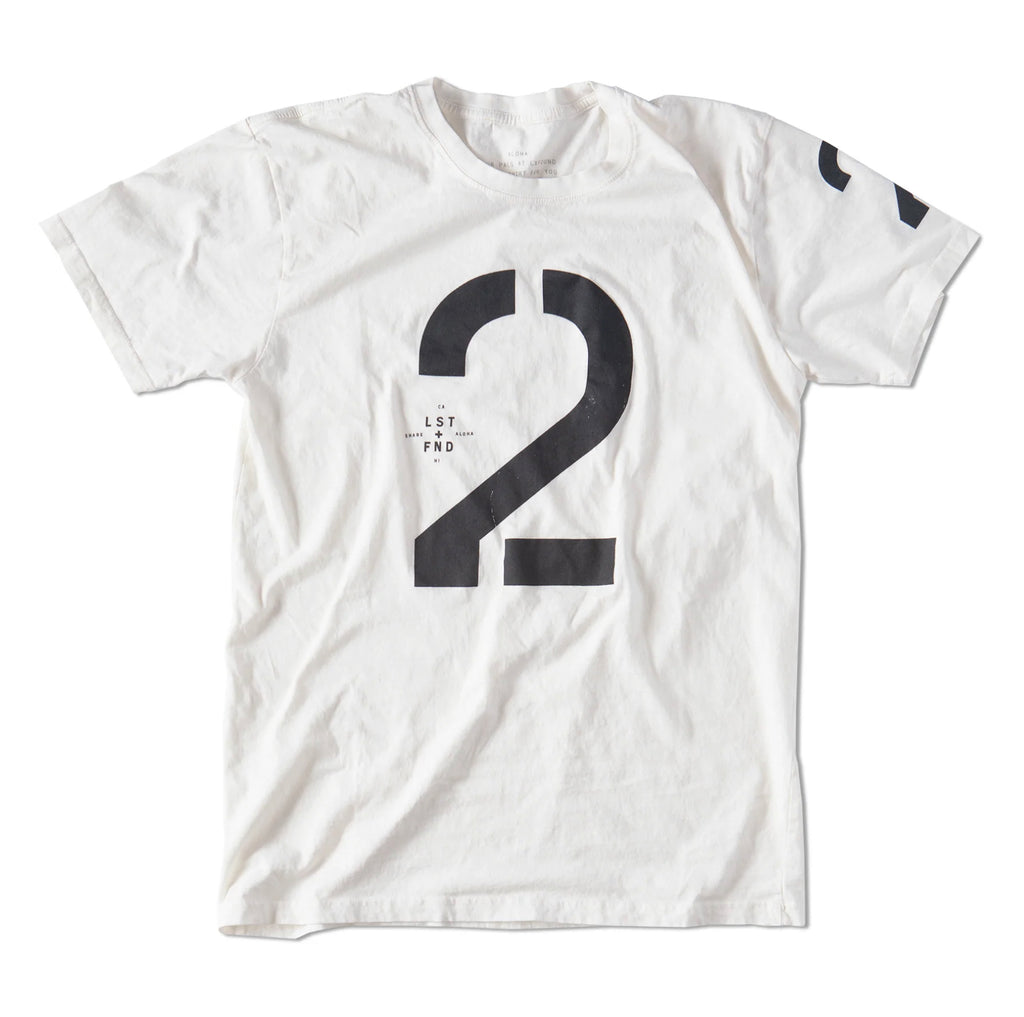 "2" COMPETITION TSHIRT - 1968 VINTAGE WHITE / LXST & FOUND