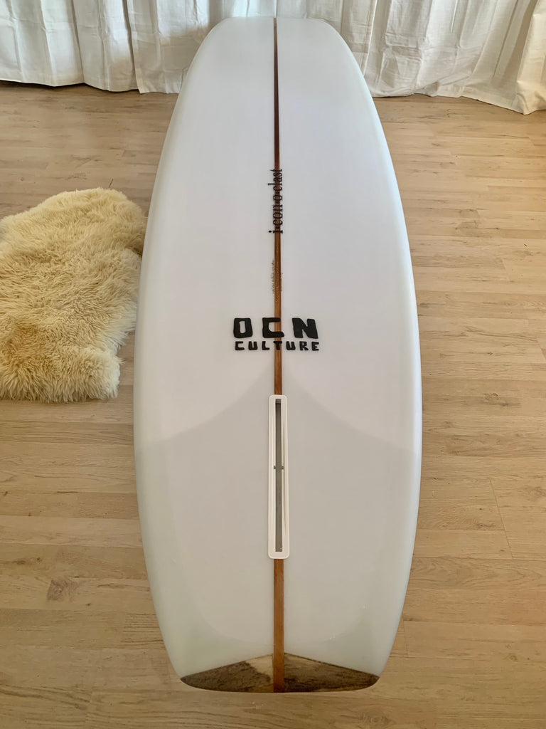 Iconoclast Longboard Surfboard 9'8” Snub-Nosed Log Model | OCN Culture