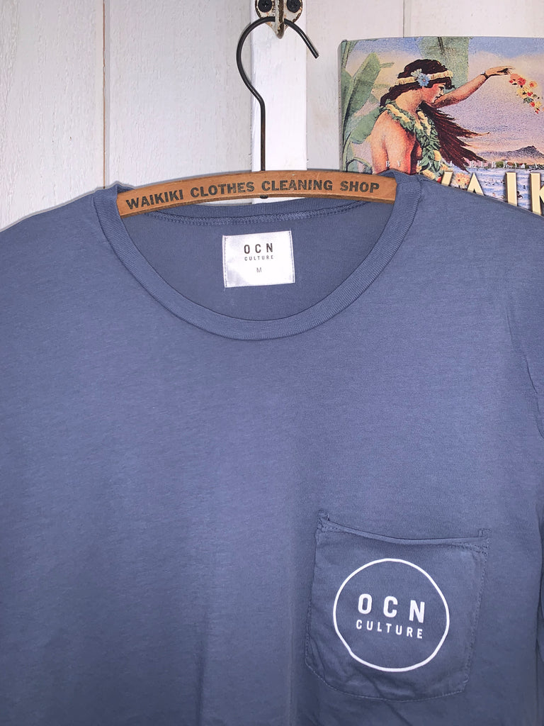 Organic T-Shirt - FADED NAVY / BEACHBOY  - OCN Culture
