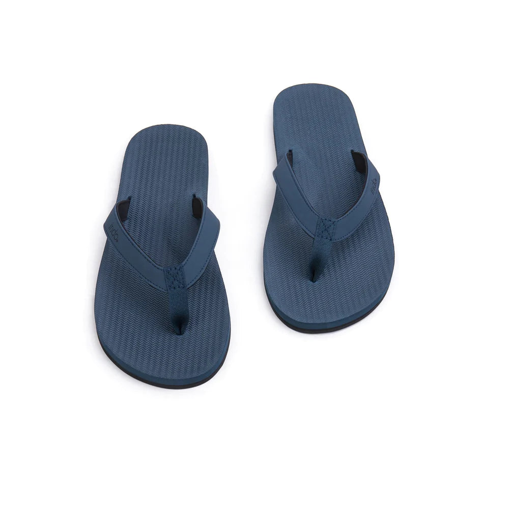 Men's Flip Flops / Navy (Shore) - Indosole