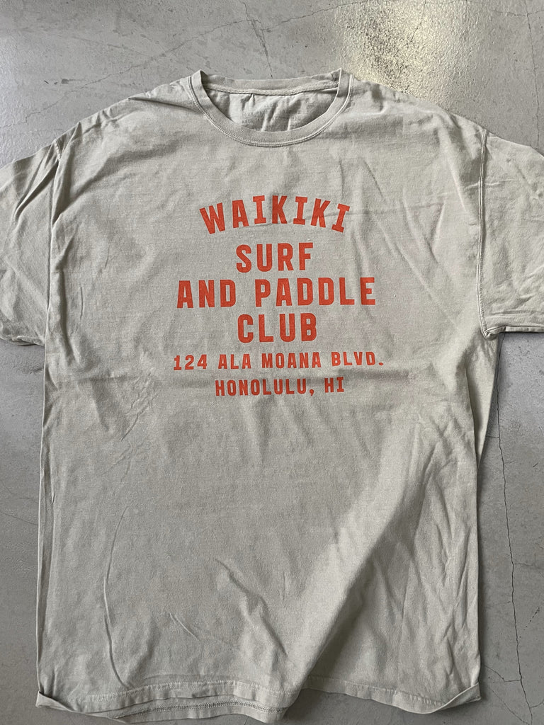 Waikiki Surf & Paddle Club (Gray) T-Shirt / LXST & FOUND