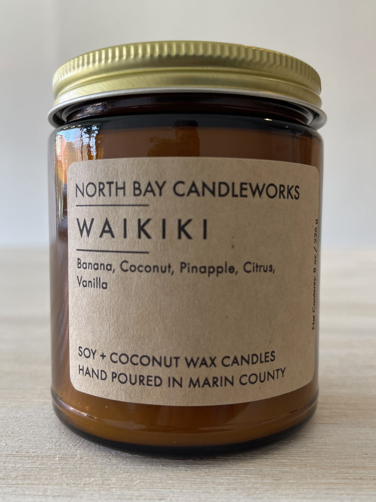 Soy + Coconut Wax Candle - WAIKIKI